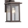 Chloe Lighting Tristan Transitional 1 Light Rubbed Bronze Outdoor Wall Sconce 12" Height - 3 of 4