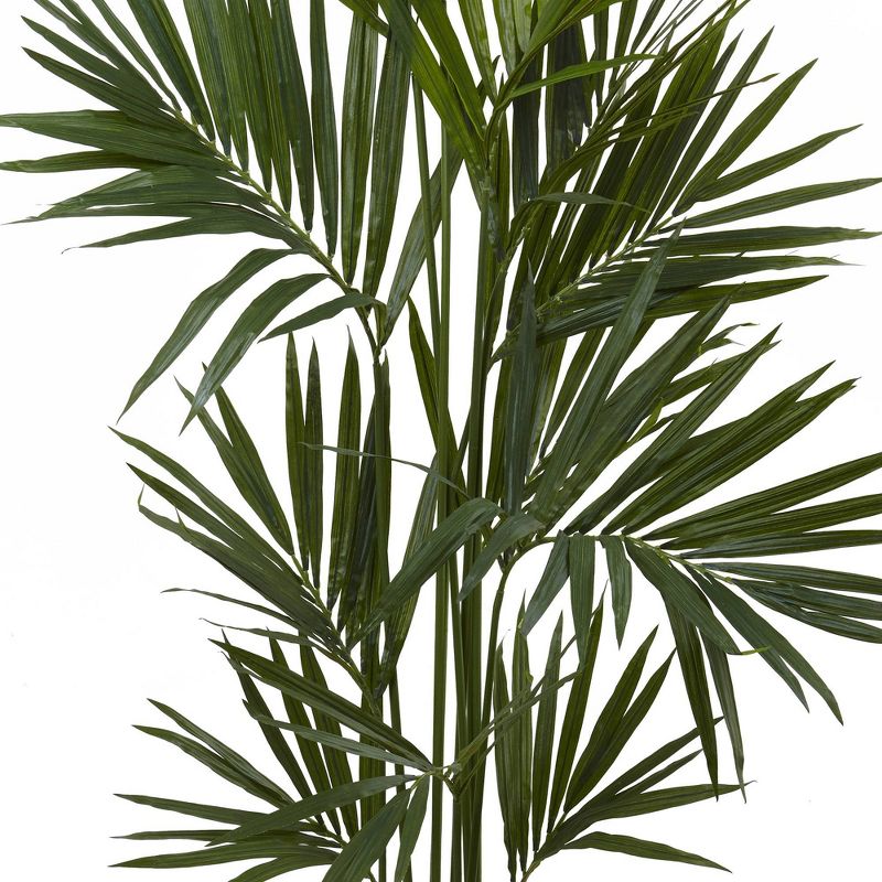 84&#34; Artificial Kentia Palm Tree in Pot Black - Nearly Natural, 3 of 5
