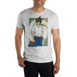 Mens The God Of High School Anime White Graphic Tee