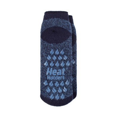 Always Warm by Heat Holders Men's Warmest Twist Ankle Socks - Navy 7-12