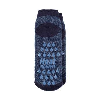 Always Warm by Heat Holders Men's Warmest Twist Ankle Socks - Navy 7-12