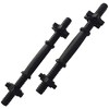 BalanceFrom Fitness 40 Pound All Purpose Vinyl Weight Dumbbell Set with 2.5 Pound and 7.5 Pound Weights and Collar Locks, 14 Piece Set, Black - 4 of 4