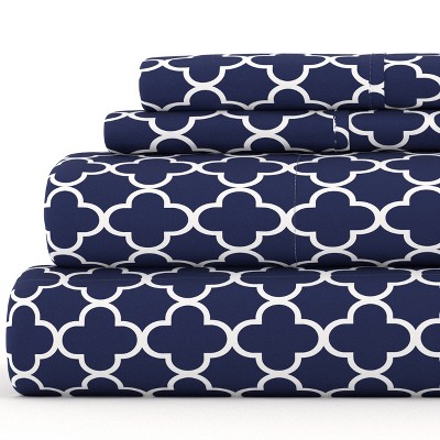Geometric Patterns 4PC Sheet Set - Extra Soft, Easy Care - Becky Cameron