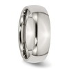 Black Bow Jewelry 7mm Stainless Steel Polished Domed Comfort Fit Band - 4 of 4