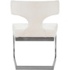 Meridian Furniture Alexandra White Vegan Leather Dining Chair - 4 of 4