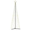 Christmas Cone Tree Warm white Powder-coated steel 3 x 10 ft - 2 of 4
