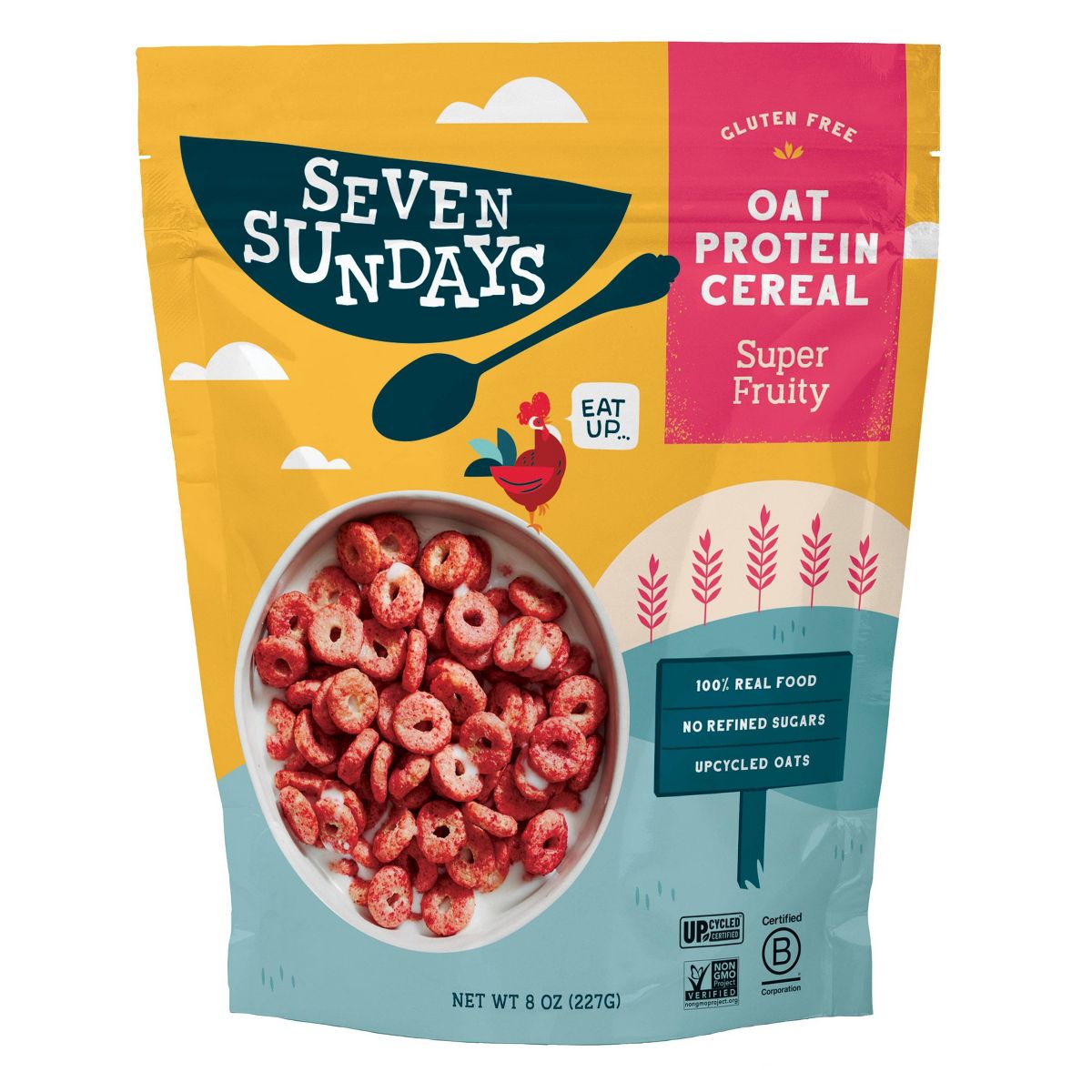 Seven Sundays Super Fruity Oat Protein Cereal - 8oz