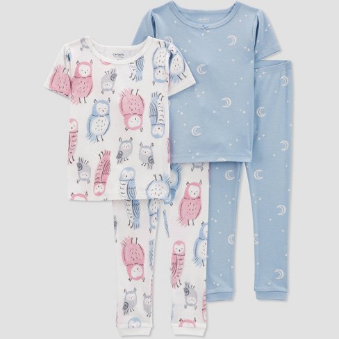 Deals Carters’ Short Sleeves Girls Pajama Bundle Sets