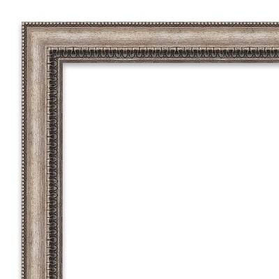 Lyla Ornate Silver and Bronze Rectangular Bathroom Vanity Mirror