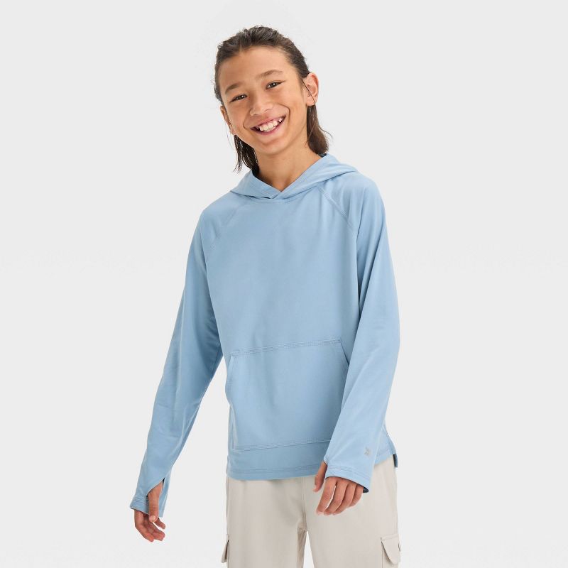 Boys&#39; Soft Stretch Hooded Sweatshirt - All In Motion™, 1 of 4
