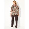 Catherines Ponte Wide Leg Pant - 3 of 4