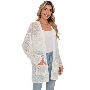 Clearlove Women Lightweight Cardigan Casual Knit Top Summer Beach Coverups - 1 of 4