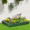 Outsunny 8.5x3ft Metal Raised Garden Bed, DIY Large Steel Planter Box, No Bottom w/ A Pairs of Glove for Backyard, Patio to Grow Vegetables, Herbs, and Flowers - 3 of 4