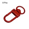 Unique Bargains DIY Craft Key Organization Lobster Claw Lanyard Swivel Clasps 1.3" x 0.51" 8 Pcs - 3 of 4