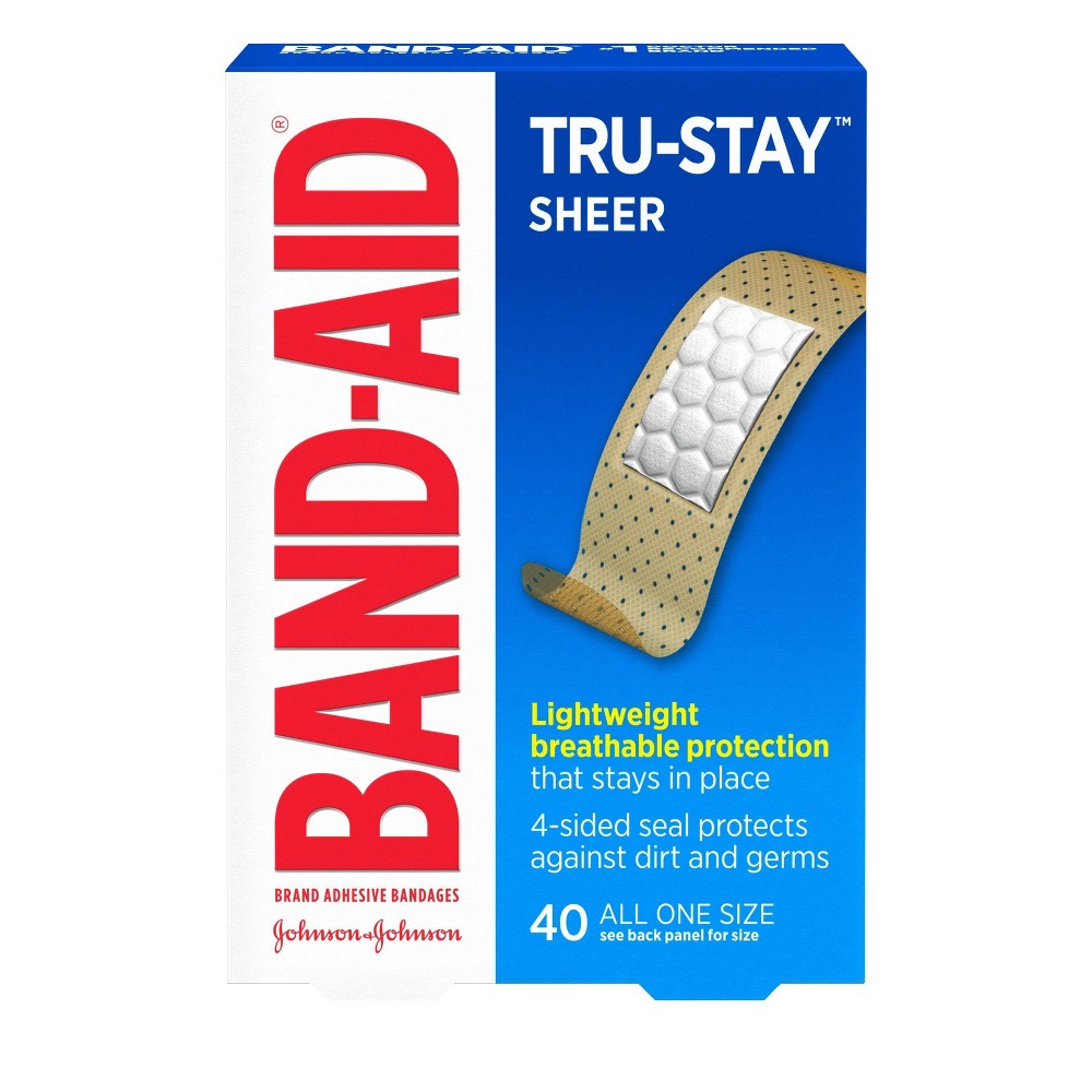 UPC 381370046660 product image for Band-Aid Adhesive Bandages Sheer Strips - 40ct | upcitemdb.com