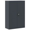 vidaXL File Cabinet Anthracite 35.4 in.x15.7 in.x55.1 in. Steel - 2 of 4