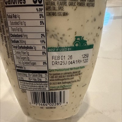 bolthouse farms classic ranch yogurt dressing nutrition facts Bolthouse Classic Ranch Dressing - Heinen's Grocery Store