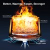 East Oak 21" Smokeless Round Outdoor Fire Pit Black: Stainless Steel, Heat & Rust-Resistant, No Tools Assembly - 3 of 4