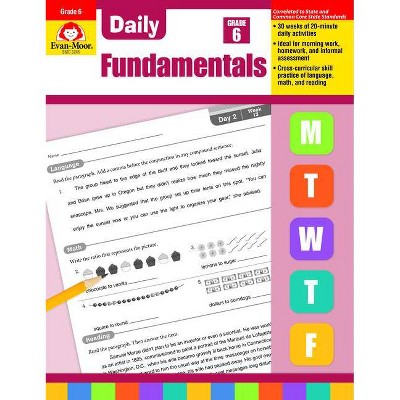 Daily Fundamentals, Grade 6 - by  Evan-Moor Educational Publishers (Paperback)