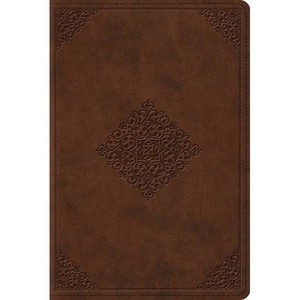 Study Bible-ESV-Personal Size Ornament Design - (Leather Bound) - 1 of 1