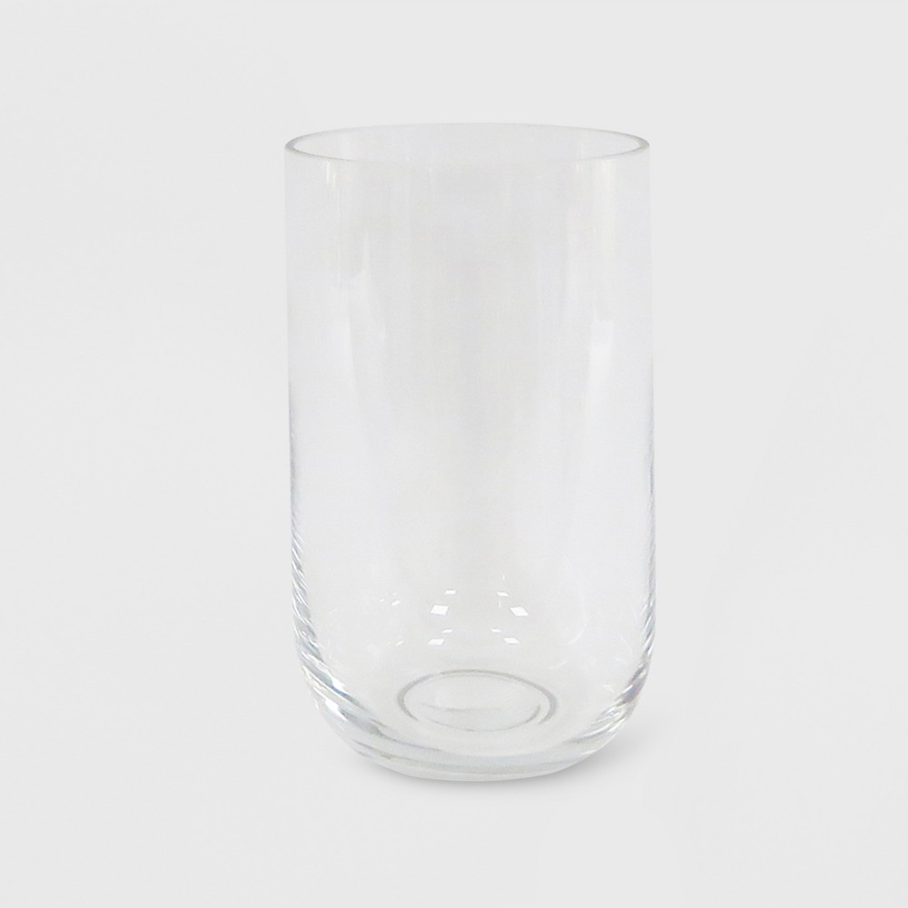 Case Pack of 4, 8" x 4.8" Hurricane Glass Pillar Candle Holder Clear - Made By Design™