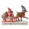 Jim Shore 6.0 Inch Traveling Toward Christmas Reindeer Pulling Gnome Sled Gnome Figurines - 2 of 3