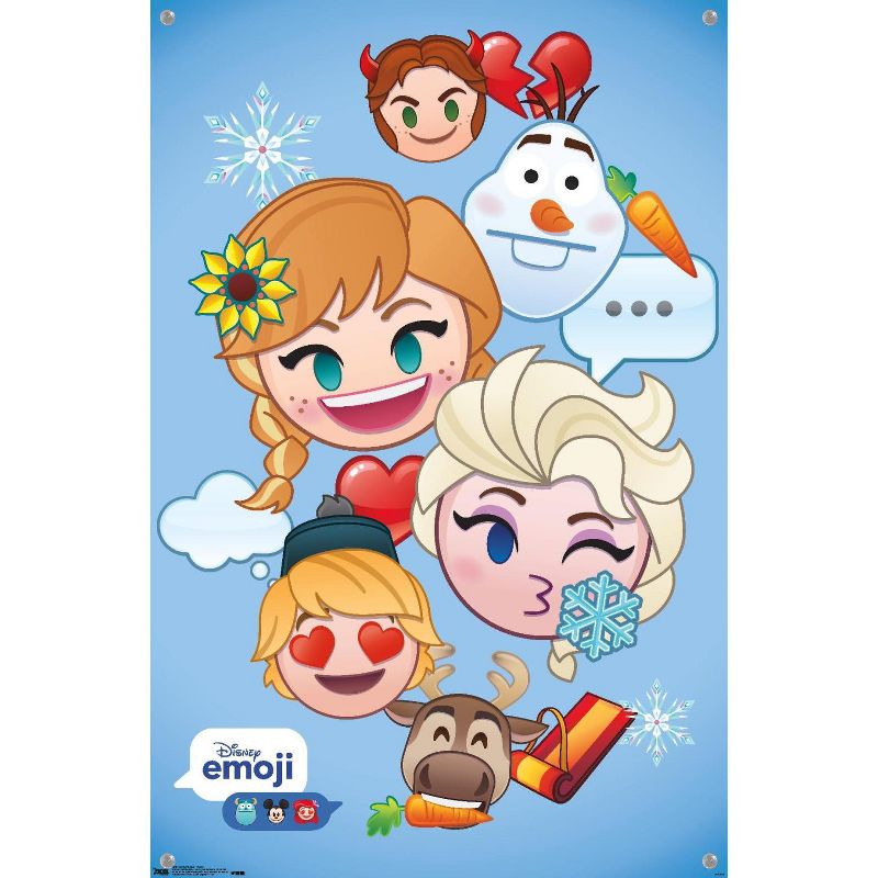 Trends International Disney Emoji - Frozen Unframed Wall Poster Prints, 4 of 7