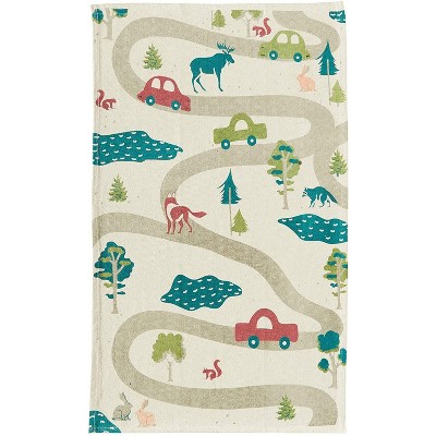 3'x5' Rectangle Woven Car Area Rug Beige - Okuna Outpost