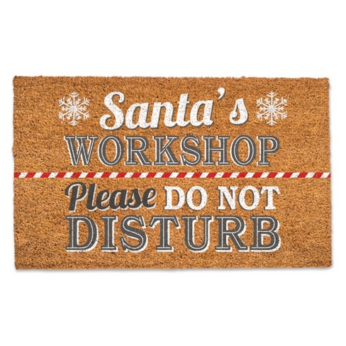 Creative Products Santa's Workshop 30 x 18 Door Mat - image 1 of 1