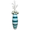 Uniquewise Bamboo Cylinder Shaped Floor Vase - Handcrafted Tall Decorative Vase - Ideal for Dining Room, Living Room, and Entryway - 2 of 4