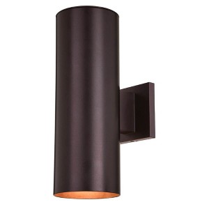 Vaxcel Chiasso 2 - Light Wall Light in  Deep Bronze - 1 of 4