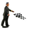 1950-1970's Director of the Course Standing with Checker Flag Figurine for 1/18 by Lemans Miniatures - 3 of 4