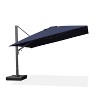 PURPLE LEAF 10/11/12ft Square Patio Umbrella with Base Large Outdoor Offset Umbrella 360-degree Rotation Cantilever Umbrella for Deck Backyard Pool - 2 of 4