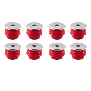 VEVOR Body Mount Bushing Kit, Compatible with 2008-2016 F250 F350 Super Duty, 60 PCS Polyurethane Body Mount Kit, Quick Replacement, Red - 1 of 4