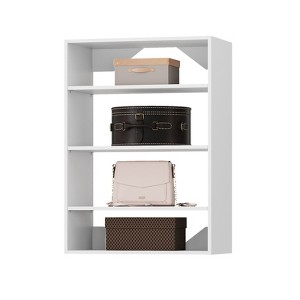 APRILSOUL Shelf Short Tower Closet, Modular Closet System, Wall Mounted Wardrobe Organizer with Shelf for Bedroom or Walk-in Closet - 1 of 1