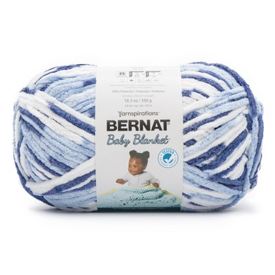 Bernat Baby Blanket Big Ball Yarn 1/Pack-Blue Dreams