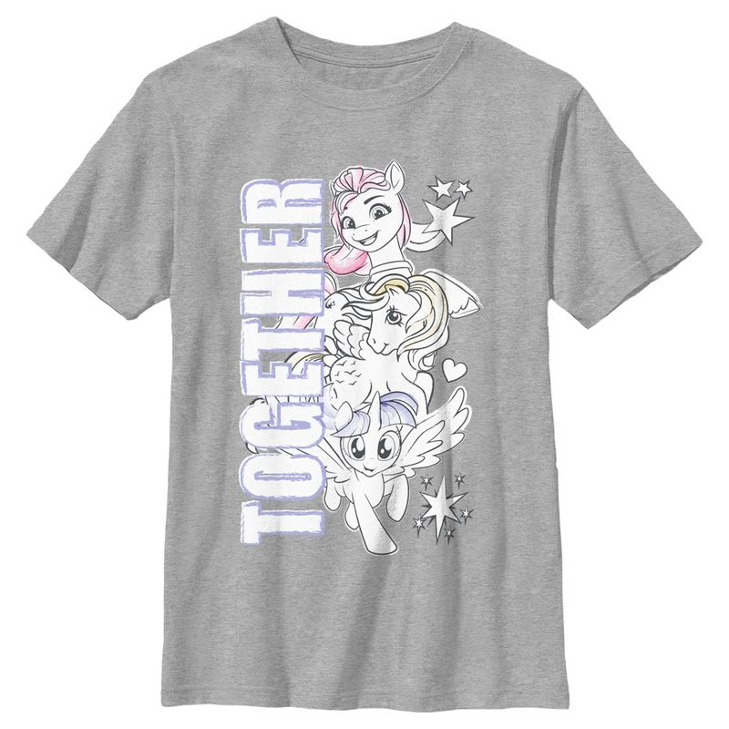 Boy's My Little Pony: Friendship is Magic Generations All Generations Together T-Shirt, 1 of 6