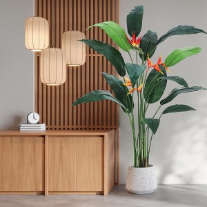 COZONY 6/7 FT Artificial Bird of Paradise Plant in Planter, Realistic Faux Tree for Indoor & Outdoor - 1 of 4