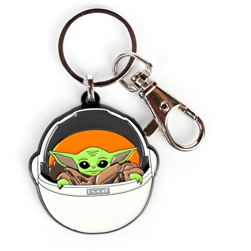 SalesOne LLC Star Wars: The Mandalorian The Child Keychain Pendant | Baby Yoda In Carriage, 2 of 8