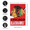 Evergreen Flag, DS New Burlap, Garden, Chicago Blackhawks - 3 of 4