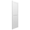 Plastic Development Group 14 x 63 Inch Exterior Vinyl Louvered Shutters, White - 2 of 4