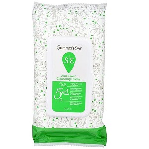 Summer's Eve Aloe Love Cleansing Cloths for Sensitive Skin, 32 Count - 1 of 4