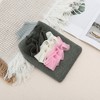 Unique Bargains Bath Flower Shower Gloves for Bathroom 8.66"x5.51" Gray 1 Pc - 3 of 3
