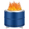 19.5 Inch Smokeless Fire Pit, Portable Outdoor Wood Fire Pit with Carry Bag for Camping, Patio, and Garden - 2 of 4