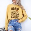 Simply Sage Market Women's Roam  Nature Mountains Long Sleeve Garment Dyed Tee - 2 of 2