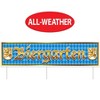 Beistle Plastic Jumbo Biergarten Yard Sign, 11.75" x 3' 11", (1/Pkg) Multicolored - 4 of 4