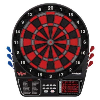 Viper 797 Electronic Soft Tip Dartboard Cabinet Set with Darts for Game Room