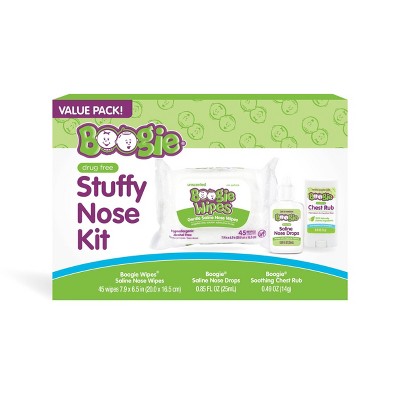 Boogie Wipes Saline Nose Wipes Unscented - 90ct : Target