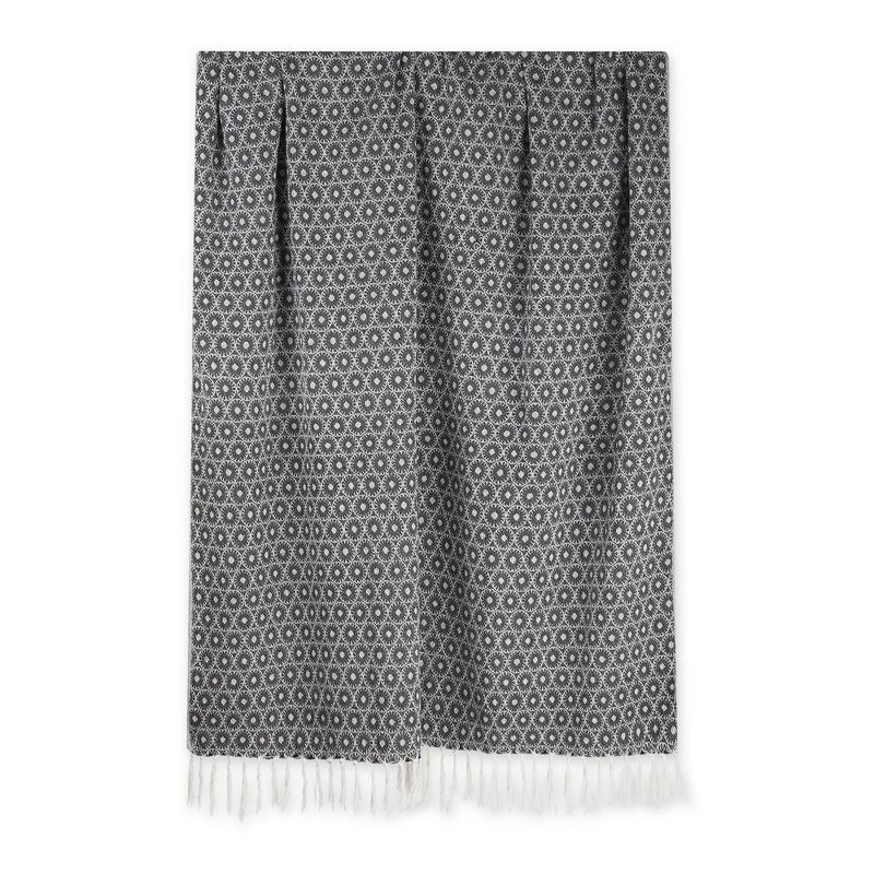 50&#34;x60&#34; Malachite Throw Blanket Black - Design Imports, 3 of 7