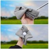 Unique Bargains Soft Golf Towel with Cleaning Brush Ball Fork 15.75"x23.62" 1 Set - 3 of 4